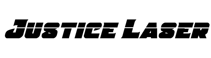 Justice Laser  font caratteri gratis