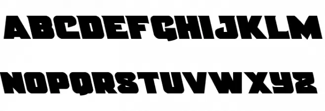 Justice Leftalic Schriftart Groß