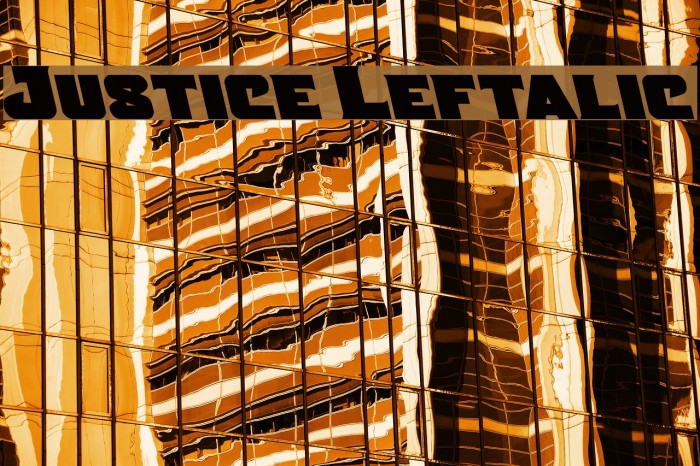 Justice Leftalic Example 1