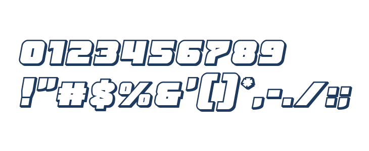 Justice Outline Semi-Italic Other Characters