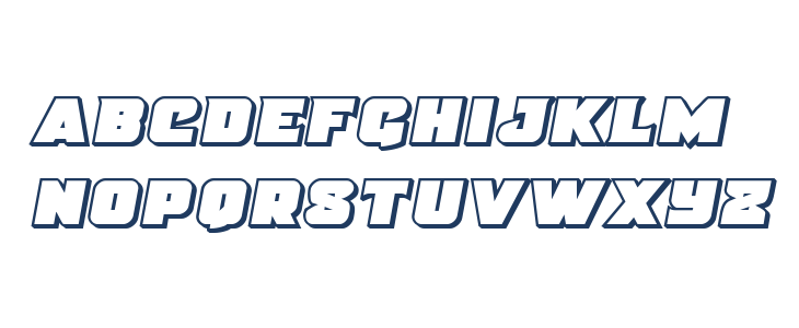 Justice Outline Semi-Italic Lowercase