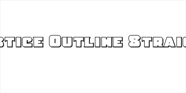 Justice Outline Straight Logo