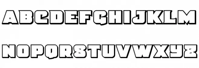 Justice Outline Straight خط أحرف صغيرة