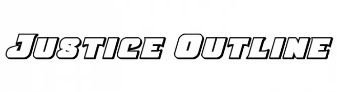 Justice Outline  Fuentes Gratis Descargar