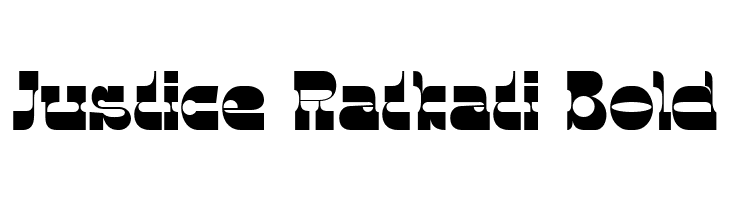 Justice Ratkati Bold  Скачать бесплатные шрифты