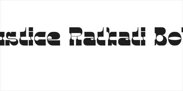 Justice Ratkati Bold Logo