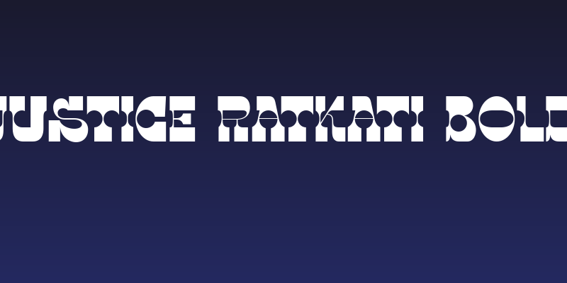 Justice Ratkati Bold Social Header