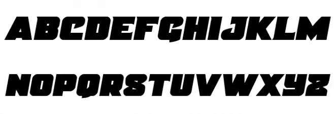 Justice Semi-Italic 字体 大写