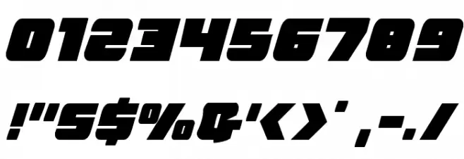 Justice Solid Font OTHER CHARS