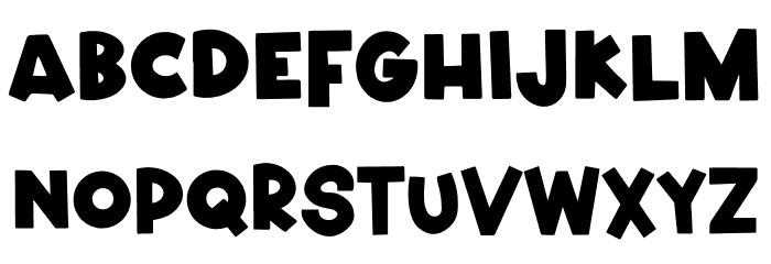 Justice Story Font LOWERCASE