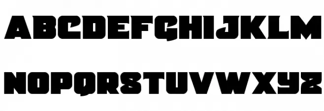 Justice Straight Schriftart Groß