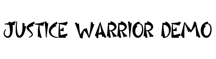 Justice Warrior Demo  les polices de caractères gratuit tlcharger