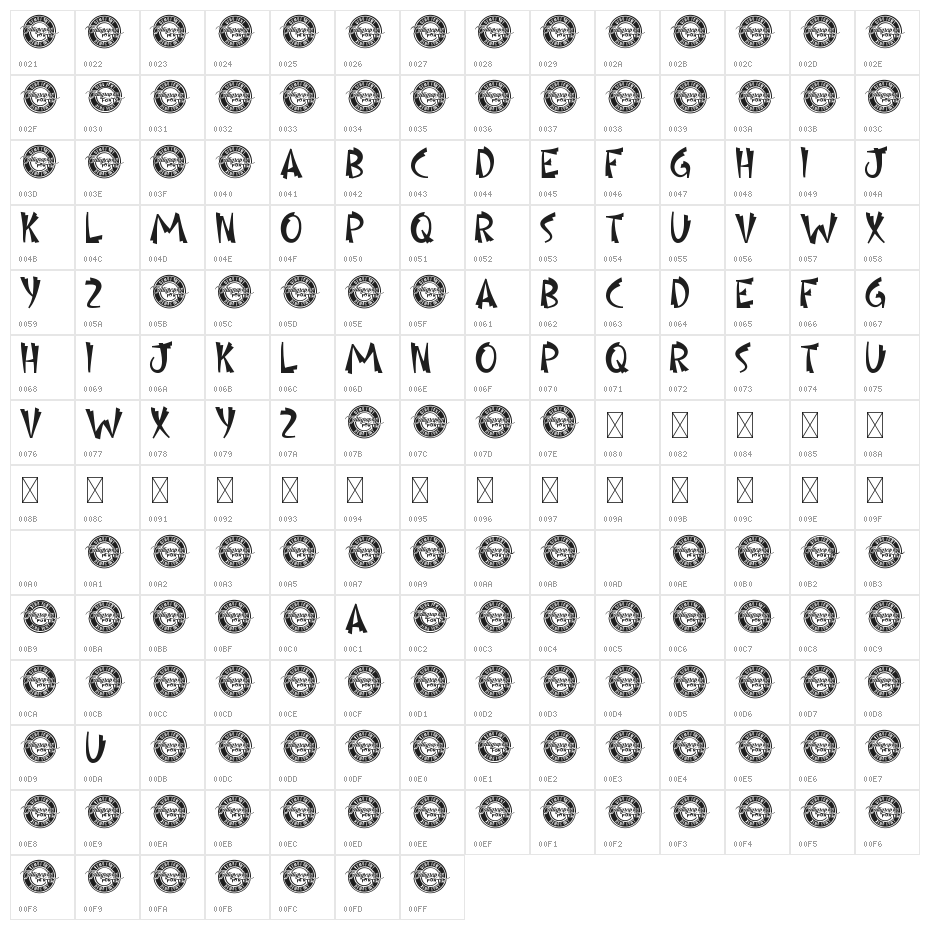 Justice Warrior Demo Character Map