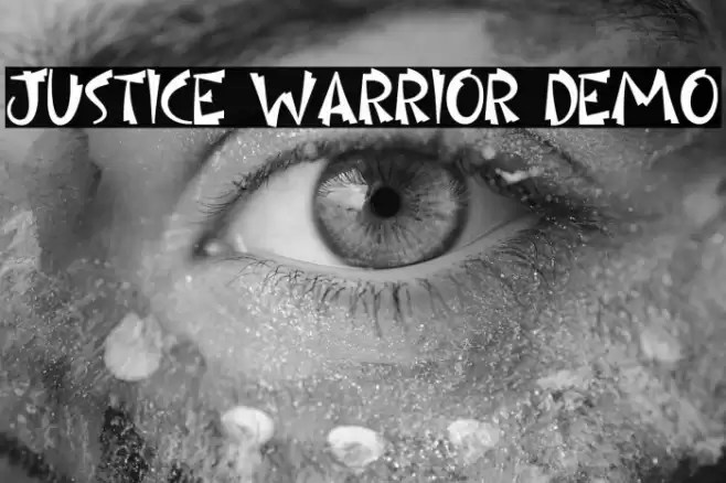 Justice Warrior Demo Font examples