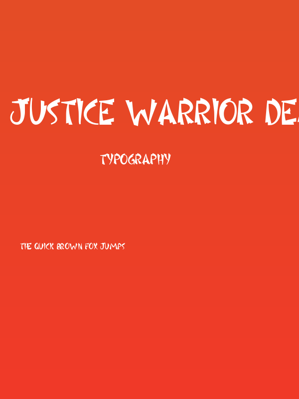 Justice Warrior Demo Poster