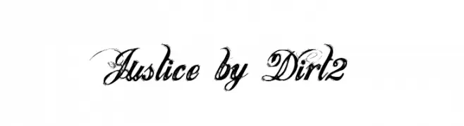 Justice by Dirt2  Fuentes Gratis Descargar