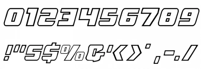 Justice Font OTHER CHARS