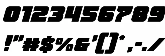 Justice Font OTHER CHARS