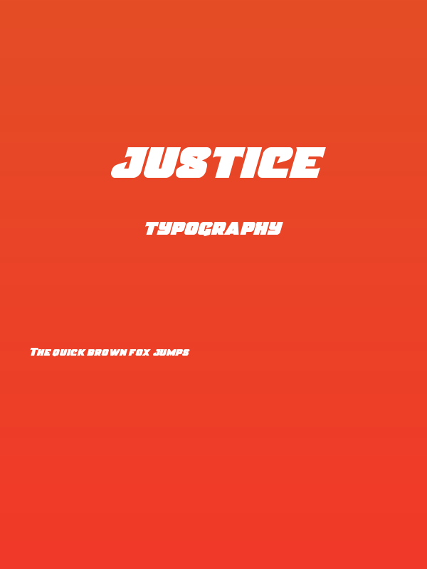 Justice Poster
