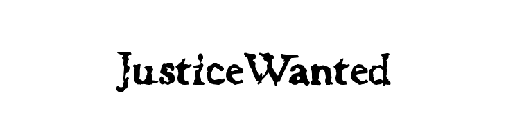 JusticeWanted Font