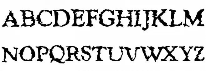 JusticeWanted Schriftart Groß