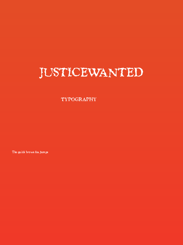 JusticeWanted Poster