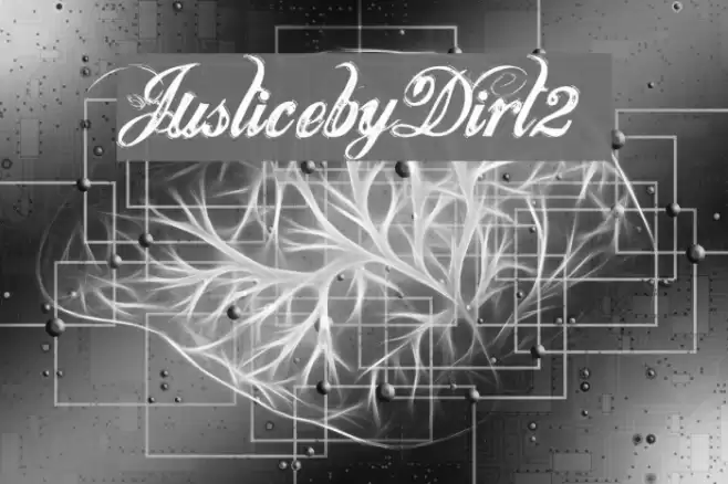 JusticebyDirt2 Font examples