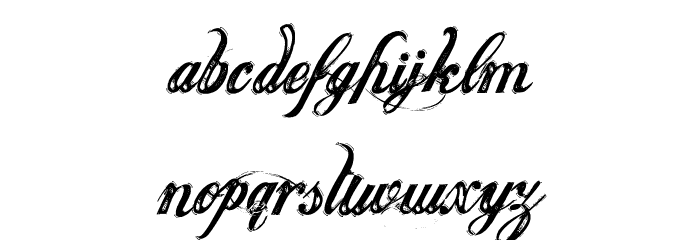 JusticebyDirt2 Font LOWERCASE