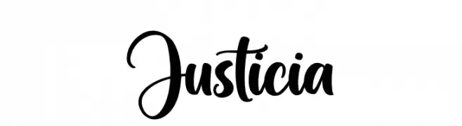 Justicia  नि: शुल्क फ़ॉन्ट्स डाउनलोड