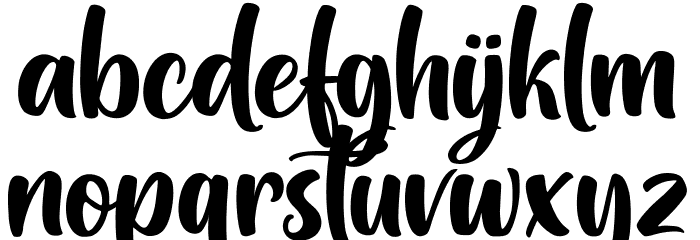 Justicia Font LOWERCASE