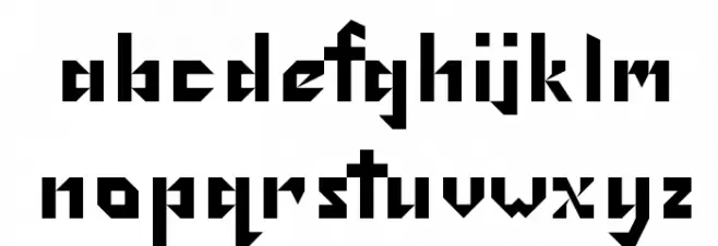 Justification 字体 小写