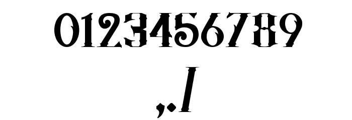 Justify Regular Font OTHER CHARS