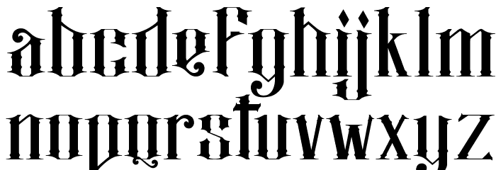 Justify Regular Font LOWERCASE
