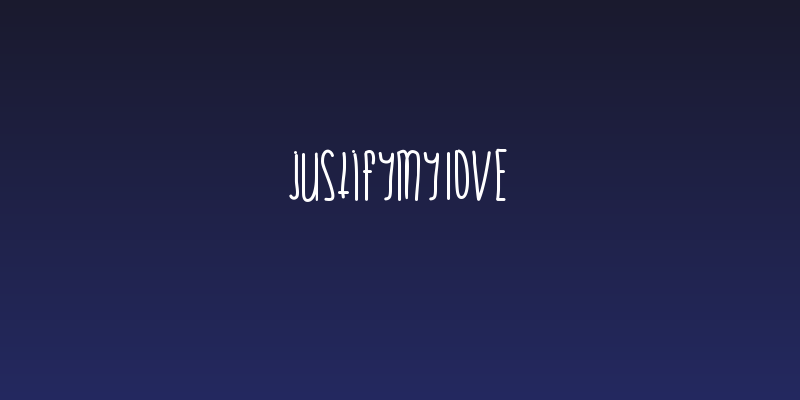 JustifyMyLove Social Header
