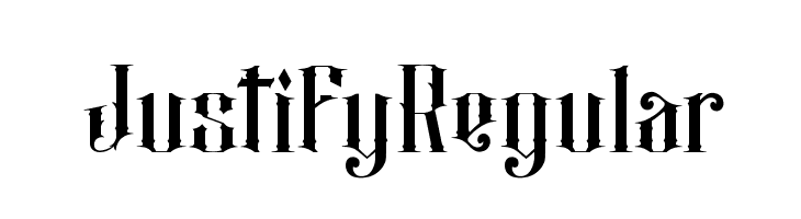 JustifyRegular Polices