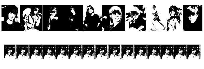 Justin Bieber Font OTHER CHARS