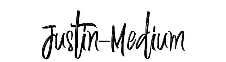 Justin-Medium  font caratteri gratis