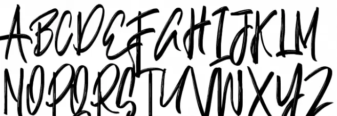 Justin-Medium Schriftart Groß