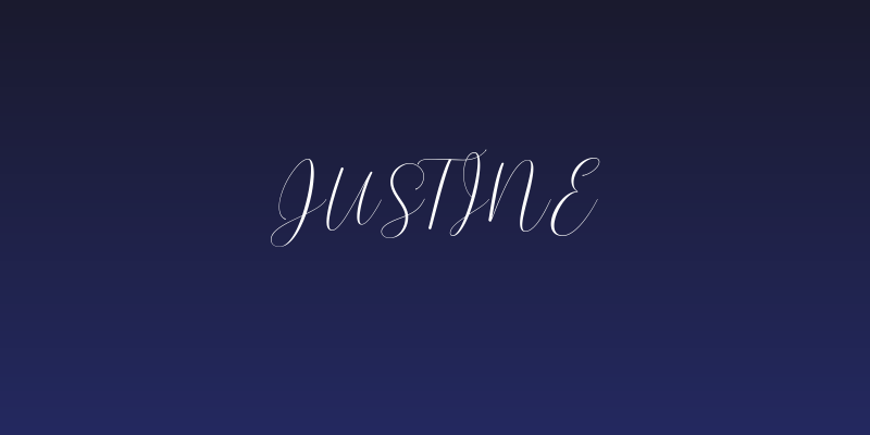 Justine Social Header