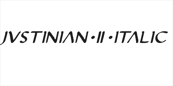Justinian 2 Italic Logo