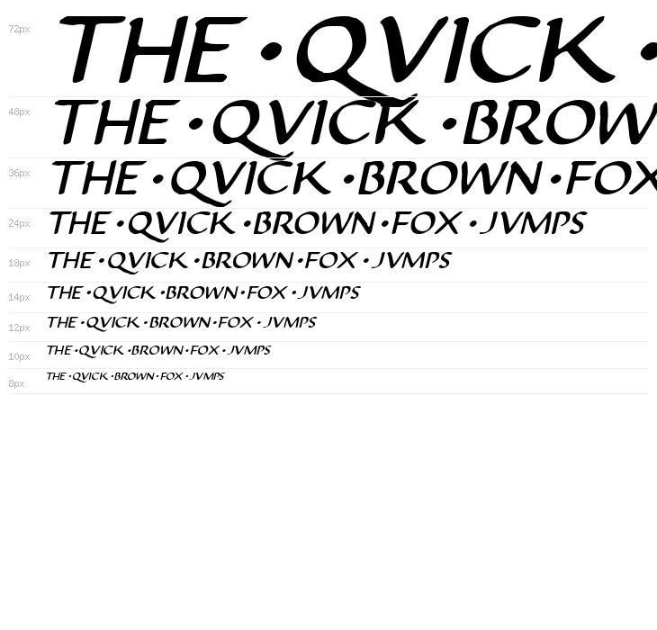 Justinian 2 Italic Waterfall