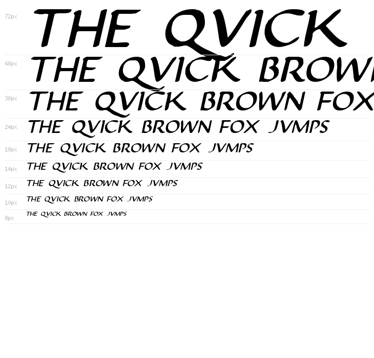 Justinian Italic Waterfall