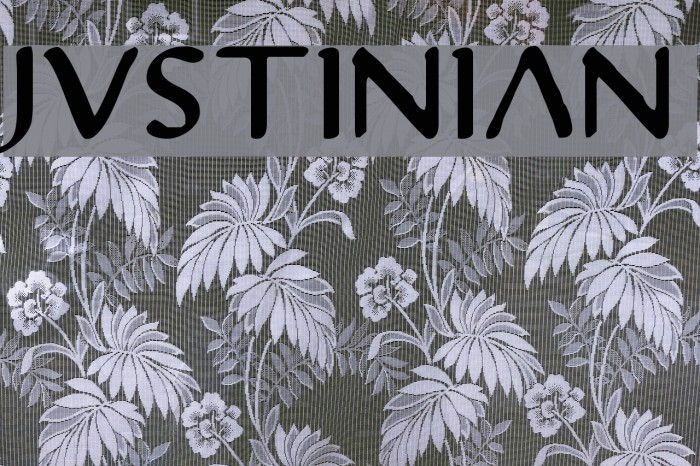 Justinian Font examples