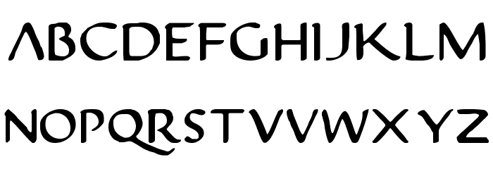 Justinian Font LOWERCASE