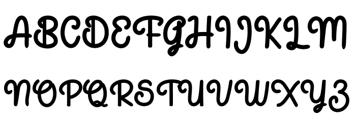 Justkidy Schriftart Groß