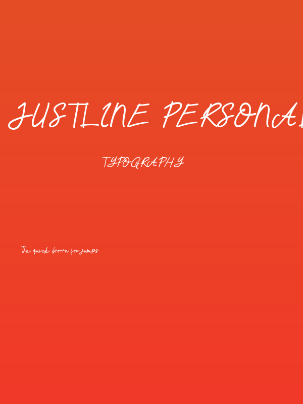 Justline Personal Use Poster