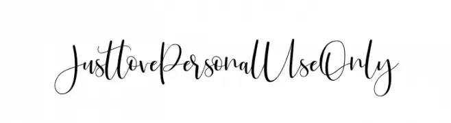 JustlovePersonalUseOnly  Fuentes Gratis Descargar