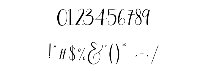 JustlovePersonalUseOnly Font OTHER CHARS