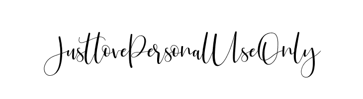 JustlovePersonalUseOnly  नि: शुल्क फ़ॉन्ट्स डाउनलोड