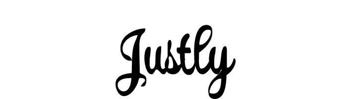 Justly  Frei Schriftart Herunterladen
